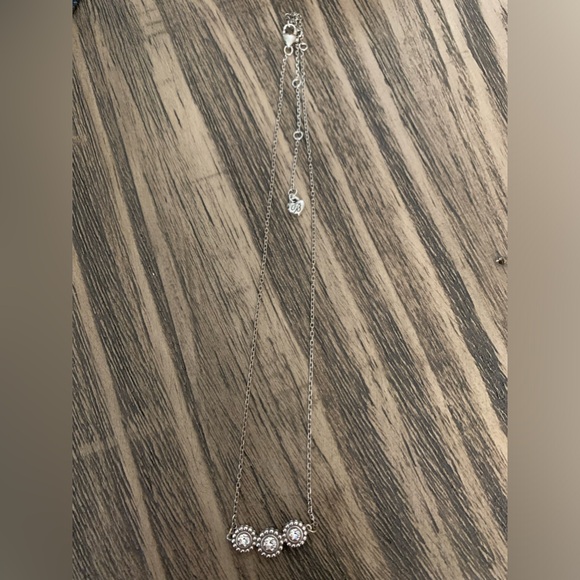 Brighton Twinkle triple stone necklace - Picture 6 of 10